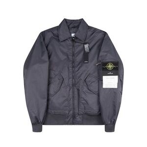 Stone Island Dark Gray Bomber Jacket